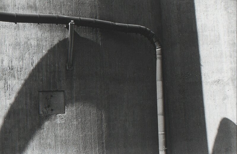 Ralston Crawford, ‘Pipe on Side of Grain Elevator’, 1950, Photography, Gelatin silver print, Gerald Peters Gallery