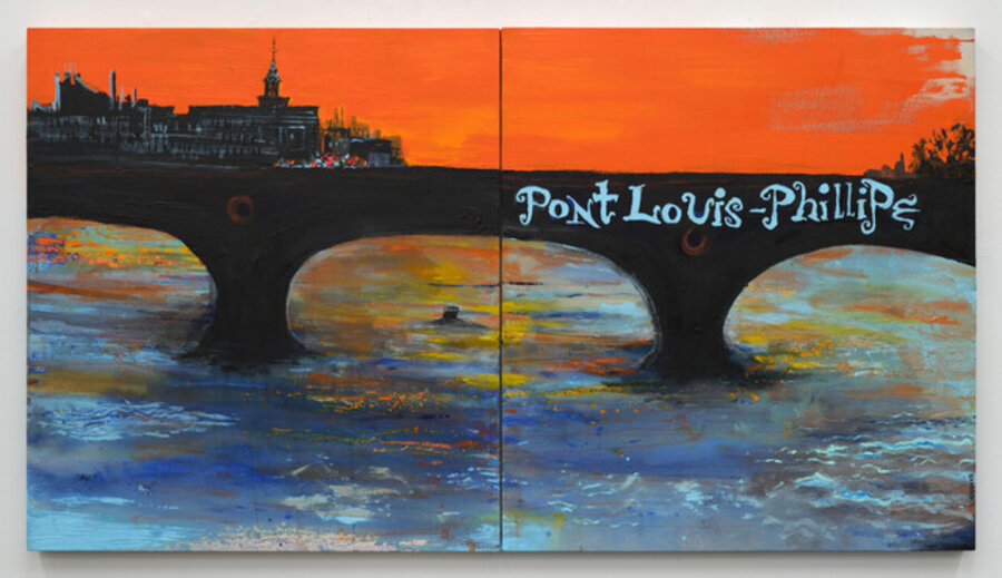 Spring Sunset over the Seine (April in Paris)