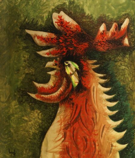 Jean Lurçat, ‘Bestiaire: Coq vert (Grand Ubu)’, c.1947