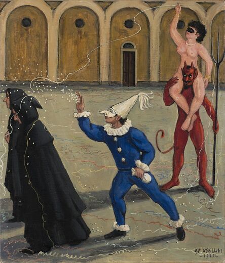 Gianfilippo Usellini, ‘Untitled (le tentazioni)’, 1961