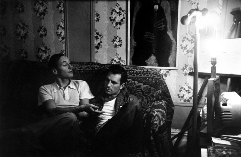 Allen Ginsberg, ‘William S. Burroughs and Jack Kerouac’, 1953, Photography, Lifetime gelatin silver print, CLAMP