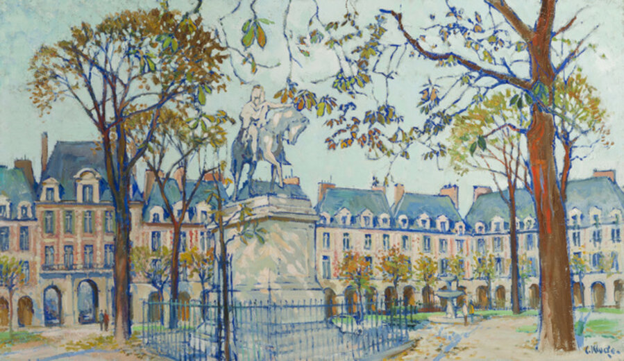 Parisian street scene