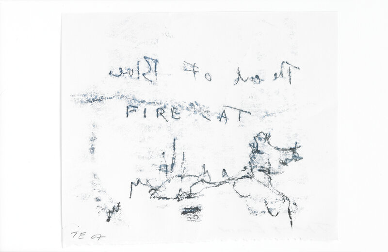 Tracey Emin, ‘Hell Cat Tower Drawing 53’, 2007, Drawing, Collage or other Work on Paper, Monoprint, White Cube