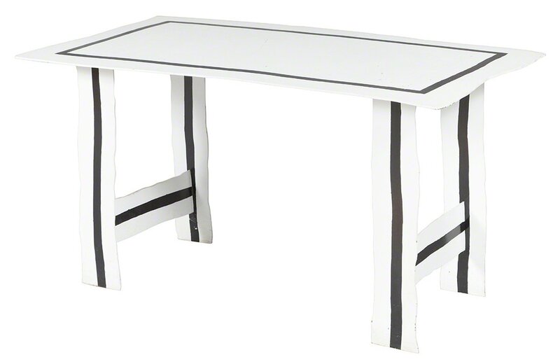 Howard Meister, ‘Painted Sheet Metal Low Table’, 1984, Design/Decorative Art, Doyle