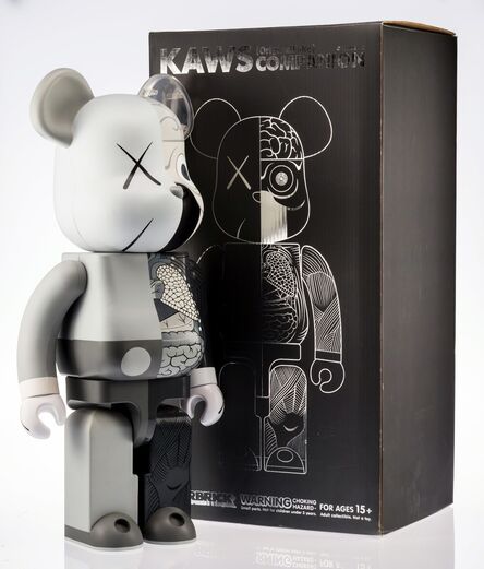 KAWS X BE@RBRICK, ‘Dissected Companion 1000% (Grey)’, 2010