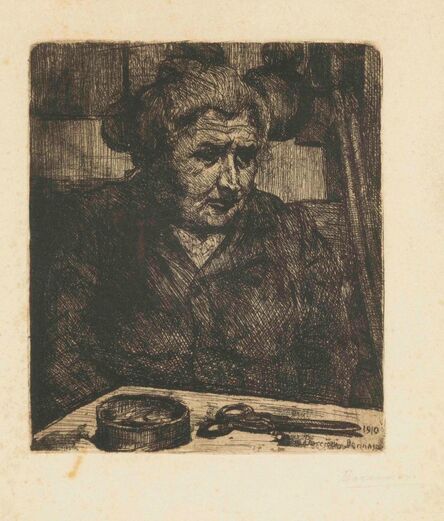 Umberto Boccioni, ‘Gisella/La madre davanti al tavolo’, 1910