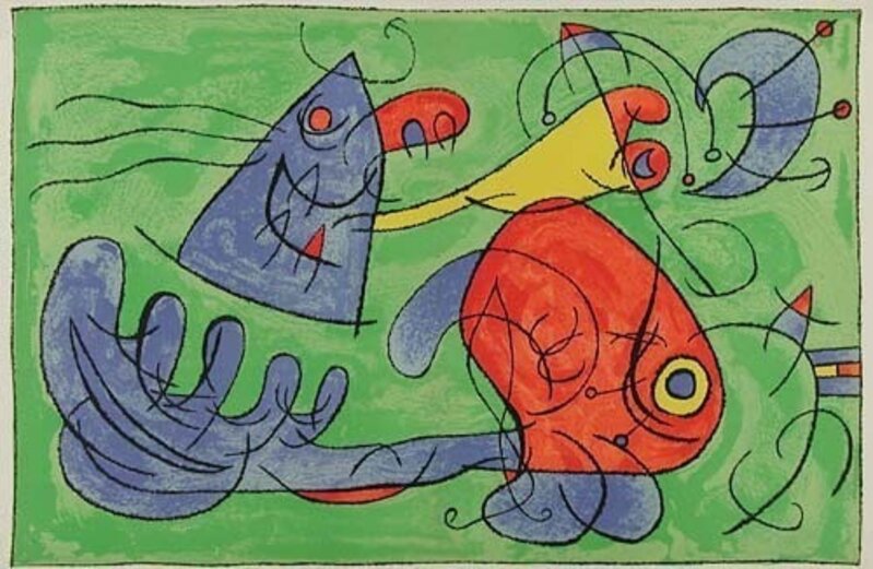 Joan Miró, ‘XII. Ubu Roi: Le Sommeil du Pere Ubu’, 1966, Print, Lithograph, Contessa Gallery