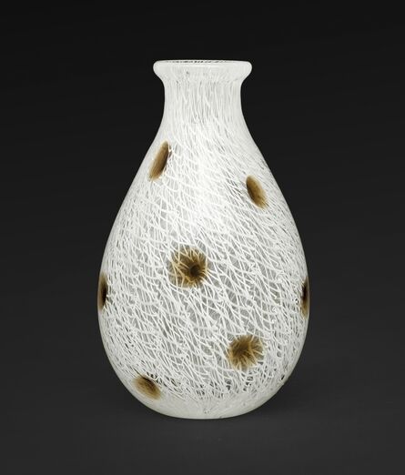 Archimede Seguso, ‘A small vase merletto a pois’, 1954