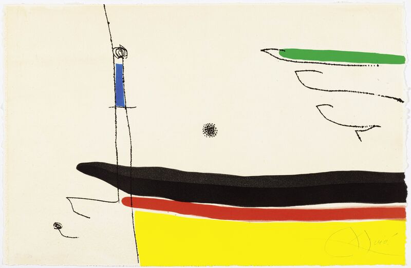 Joan Miró, ‘From: Le Marteau Sans Maître’, 1976, Print, Colour etching and -aquatint, Koller Auctions