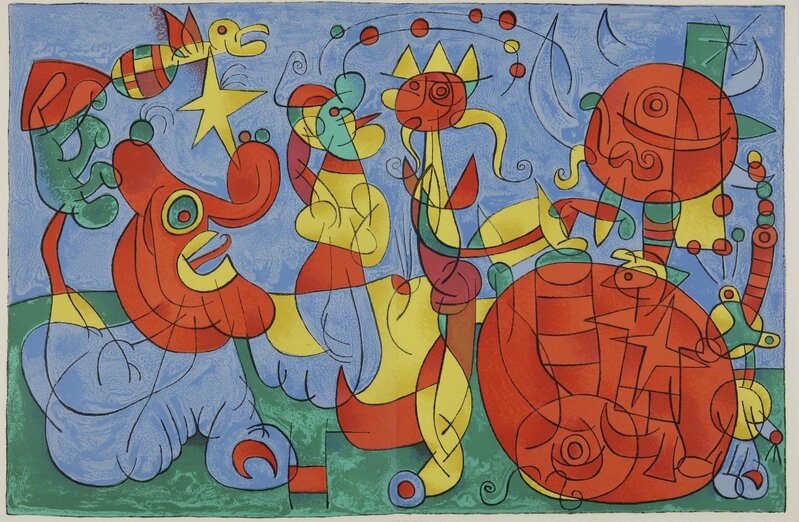 Joan Miró, ‘Ubu Roi (Cramer Bks. 107)’, 1966, Print, The complete portfolio, Sotheby's