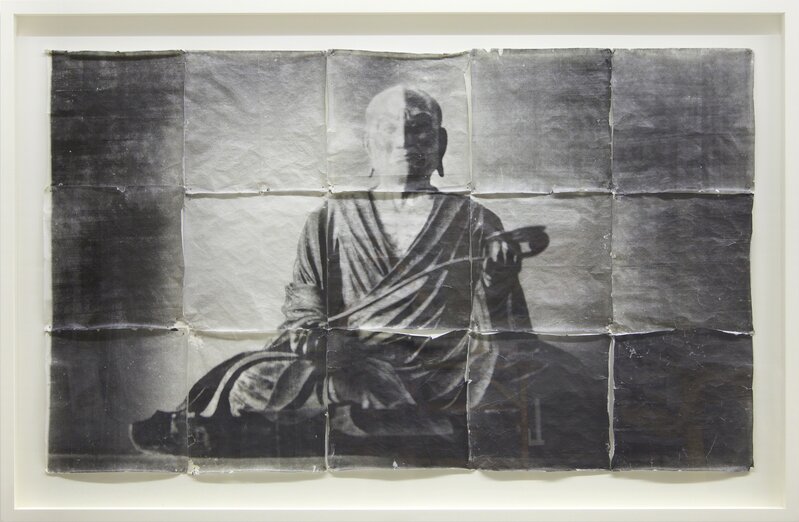Doug & Mike Starn, ‘Gyoki’, 2001, Photography, Tea stained sulfur toned hand-coated silver print on Thai mulberry paper, HackelBury Fine Art