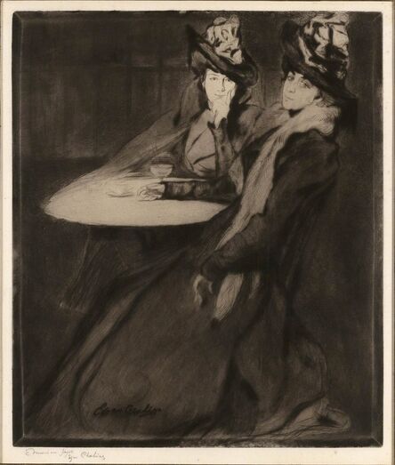 Edgar Chahine, ‘La Terrasse (Tabanelli 26)’, 1899