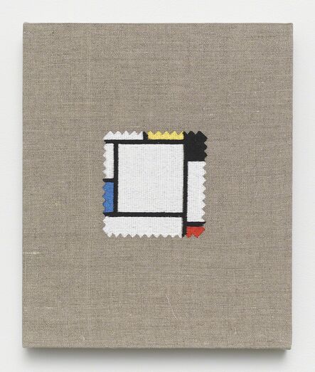 Elaine Reichek, ‘Swatch, Mondrian’, 2012