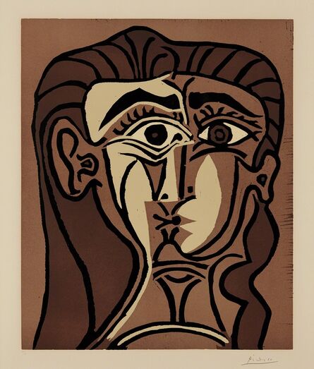 Pablo Picasso, ‘Portrait de Jacqueline de Face II (Portrait of Jacqueline, Face II)’, 1962