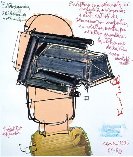 Mattia Moreni, ‘L'avanguardia è l'elettronica in avanzata...’, 1995