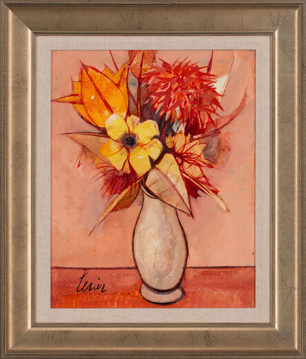 Charles Levier, ‘"Fleurs" – Oil on Canvas, Framed, List Price $5,500’, ca. 1960