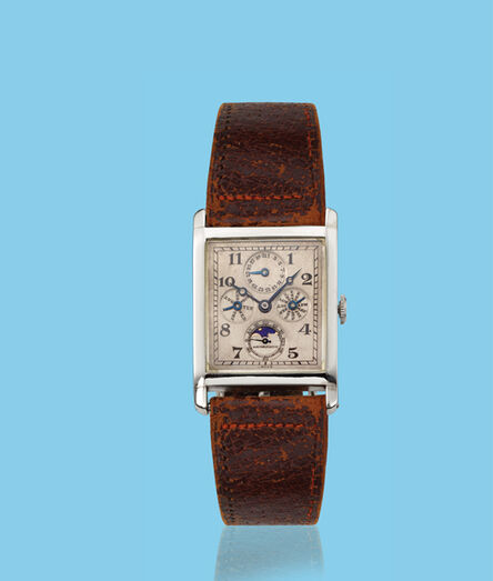 Audemars Piguet, ‘White gold rectangular wristwatch’, ca. 1930
