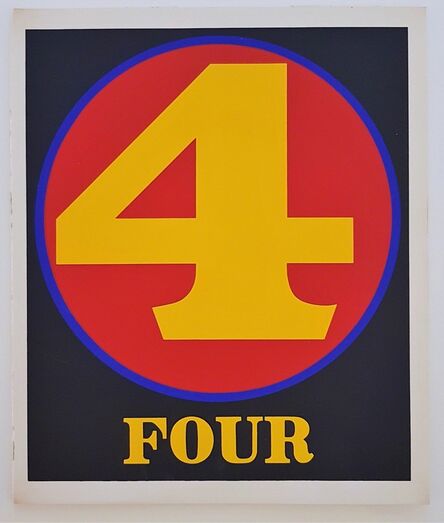 Robert Indiana, ‘Numbers Suite: "Four"’, 1968