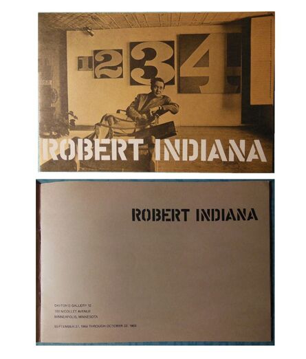 Robert Indiana, ‘"Robert Indiana", Exhibition Catalog, Dayton's Gallery 12, Minneapolis’, 1966