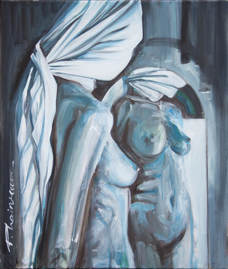 Paula Craioveanu, ‘Female Nude the Mirror (Thinking of Magritte)’, 2019
