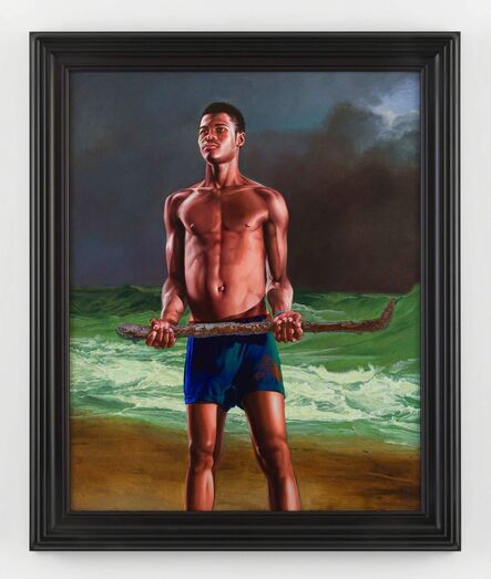 Kehinde Wiley, ‘Fishermen Upon a Lee-shore, in Squally Weather (Andielo Pierre)’, 2017