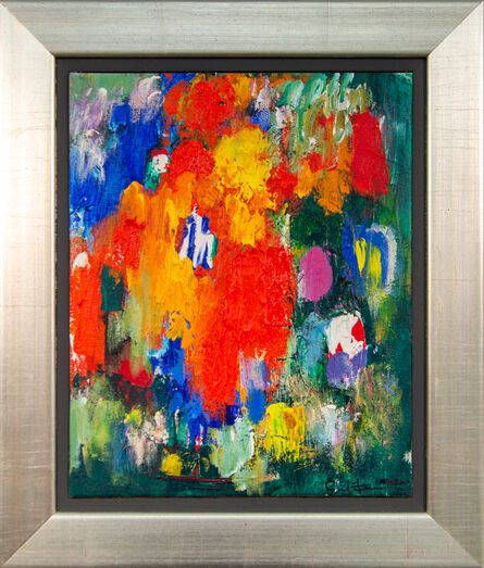 Paul Fournier, ‘Untitled - bright, vivid, lively, colourful, abstract, acrylic on canvas’, 2000-2009