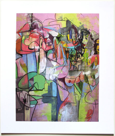 George Condo, ‘Plate 4, Figure Change’, 2011