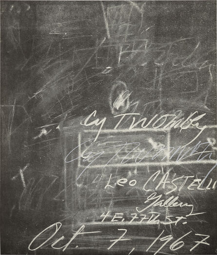 Cy Twombly, ‘Leo Castelli Gallery exhibition poster’, 1967