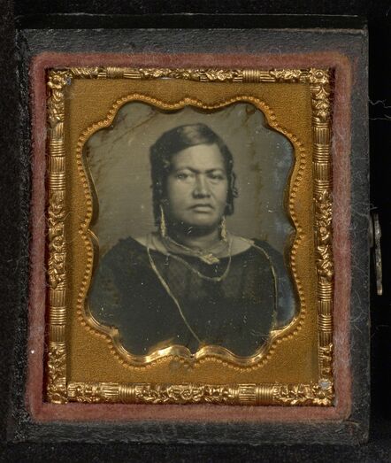 Dr. Hugo Stangenwald, ‘Portrait of Queen Kalama of Hawaii’, 1853-1854