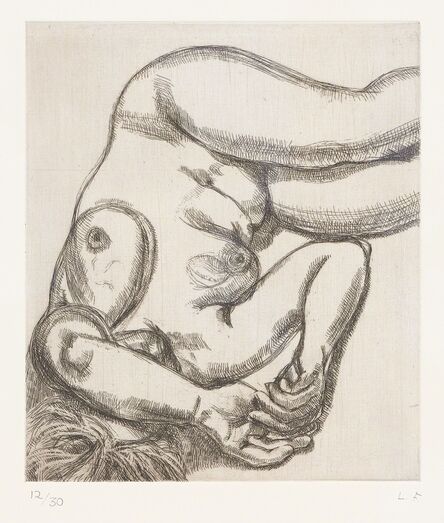 Lucian Freud, ‘Woman on a Bed’, 1991-1992