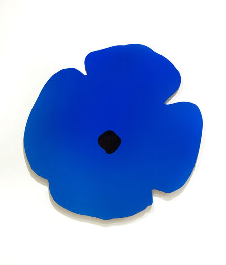 Donald Sultan, ‘Blue Wall Poppy, August 13, 2020’, 2020