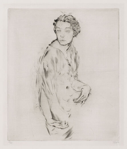 Max Oppenheimer, ‘Tilla Durieux (actress, 1880-1971), three-quarter figure.’, 1925