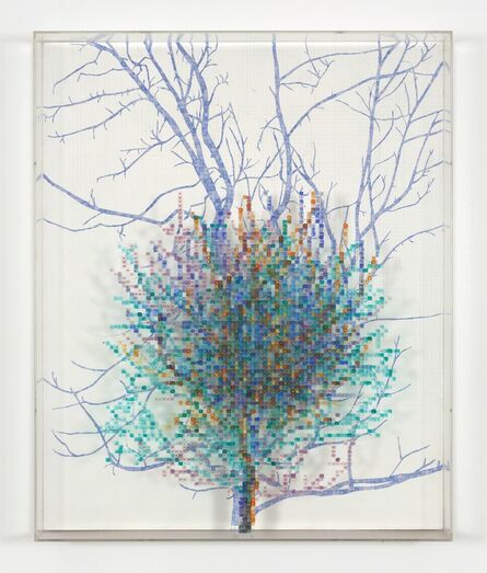 Charles Gaines, ‘Numbers and Trees II, Spike #4’, 1987