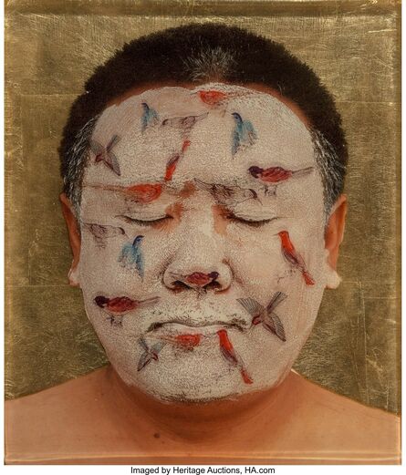 Huang Yan, ‘Untitled (Self Portrait with Birds)’