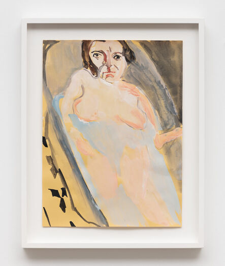 Chantal Joffe, ‘Self-Portrait in the Bath, Penzance 3’, 2023