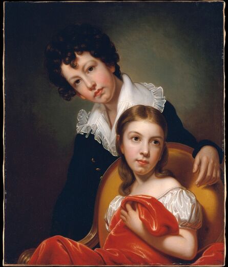 Rembrandt Peale, ‘Michael Angelo and Emma Clara Peale’, ca. 1826
