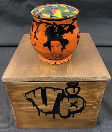 Roberto Lugo, ‘Jean-Michel Basquiat Lidded Jar’, 2022