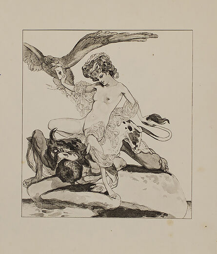 Franz von Bayros, ‘Europa und der Stier (Europe and the Bull)’, 1914