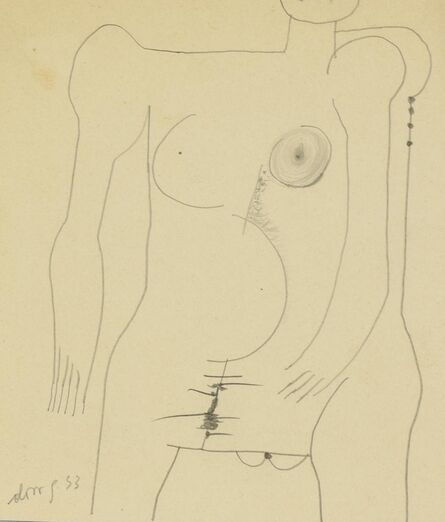 Gianni Dova, ‘Nudo’, 1953