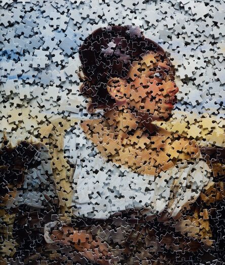 Vik Muniz, ‘Orphan Girl at the Cemetery, after Delacroix (from Gordian Puzzles series)’, 2007