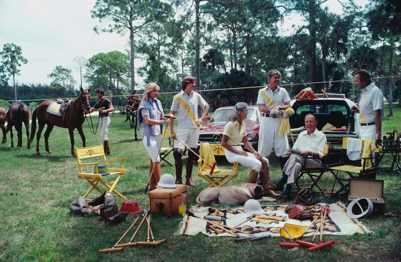 Slim Aarons, ‘Polo Party’, 1981, Photography, C print, IFAC Arts