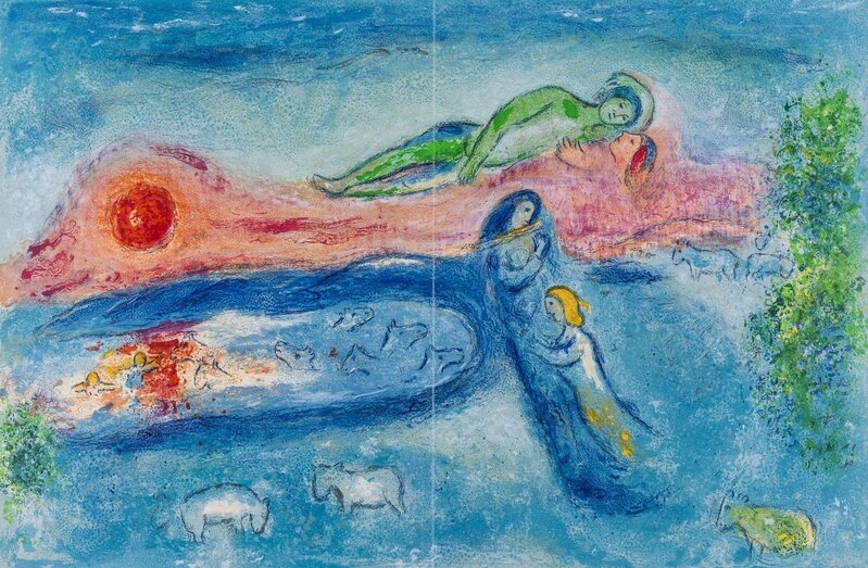 Marc Chagall, ‘The Death of Dorkon (Mourlot 320; see Cramer Books 46)’, 1961, Print, Lithograph printed in colours, Forum Auctions