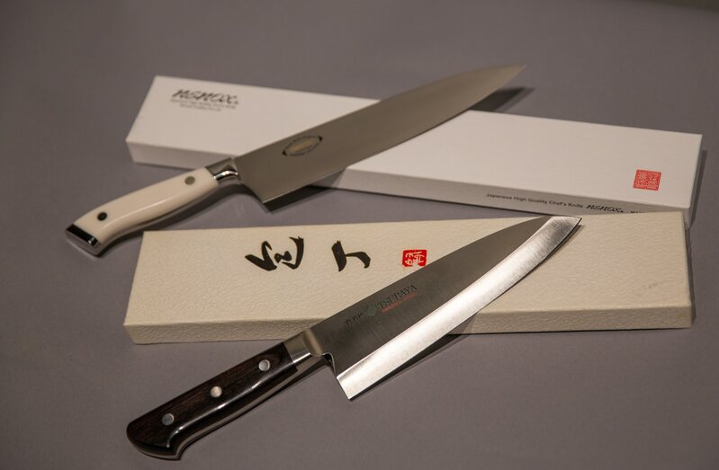 ‘Japanese Chef’s Knife 2-Piece Set’, Other, Nenohi Nenox Corian Gyutou and Tsubaya Deba from Chef Michael Romano’s personal collection, Japan Society Benefit Auction