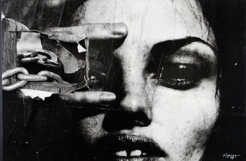 Burhan Dogançay, ‘Face with Chain NYC’, 1999, Photography, Photograph, Dogançay Museum
