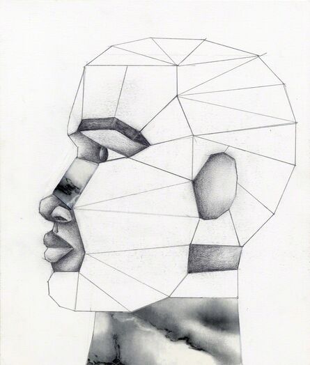 Derrick Adams, ‘Head Study, Figure Plate, 4’, 2011