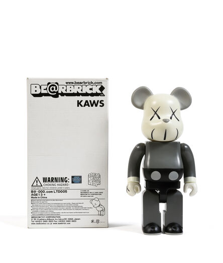 KAWS, ‘Bearbrick 400% (Grey)’, 2002