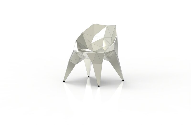 Zhoujie Zhang, ‘MC004-S-Matt (Endless Form Chair Series)’, 2018, Design/Decorative Art, Stainless Steel, Gallery All