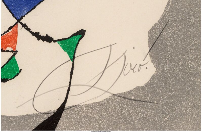 Joan Miró, ‘Gaudí XVII’, 1979, Print, Etching in colors, Heritage Auctions