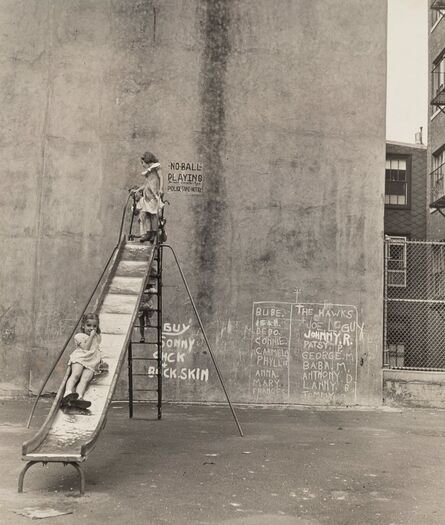 Jules Aarons, ‘Untitled (Children on Slide)’, circa 1955