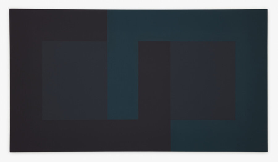 Untitled Interlocking Dark Blue Jade Neutral